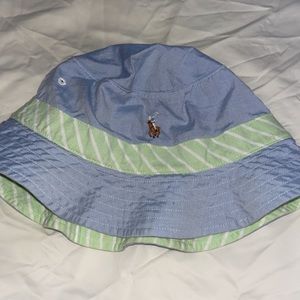 BLUE VINTAGE POLO BUCKET HAT 🩵